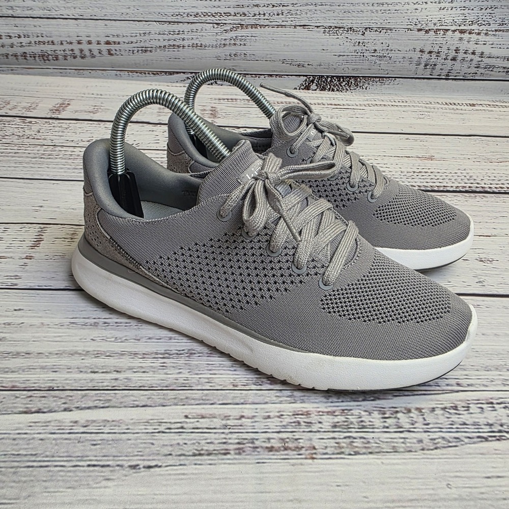 Kizik Lima Hands Free Lace Up Slip On Shoes Sneaker Gray Mens Size 6 Womens 7.5